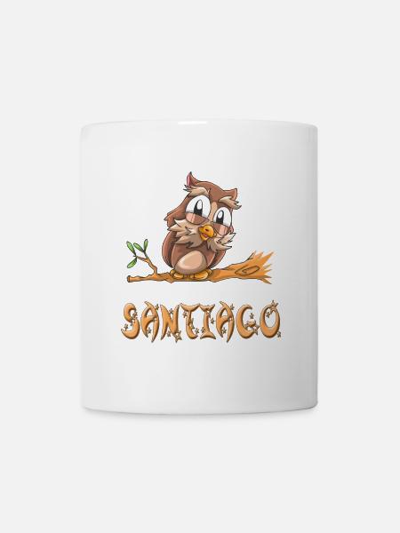 Eule Santiago - Tasse - Weiß