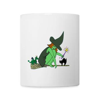 sorcière - Mug blanc - blanc - Devant