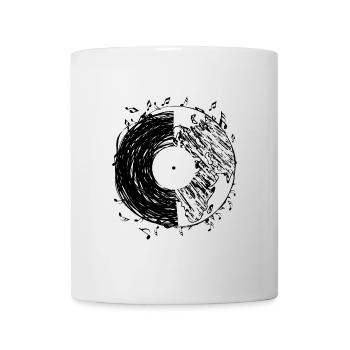 Die Erde hat Musik für diejenigen, die zuhören - Tasse - Weiß - Vorne