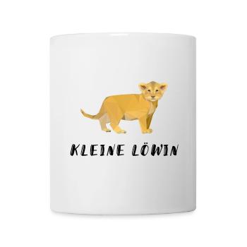 kleine Löwin löwe leo kämpfen mut tochter Partner - Tasse - Weiß - Vorne
