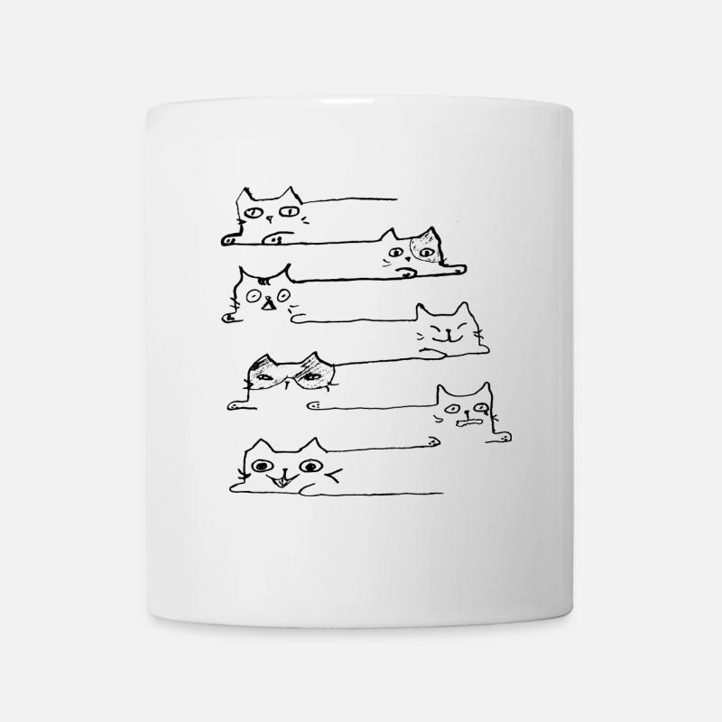cats - Mug - white