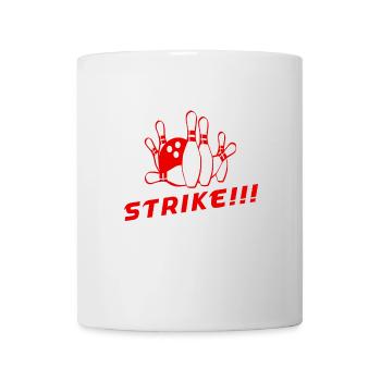 Strike !!! Bowling - Mug blanc - blanc - Devant