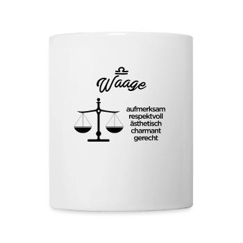 Sternzeichen Waage - Tasse - Weiß - Vorne