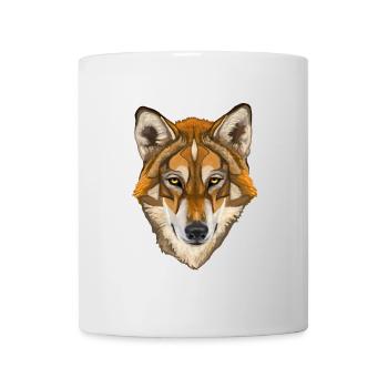 Wolf - Tasse - Weiß - Vorne