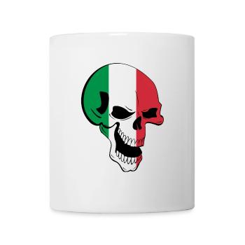 Totenkopf Italien - Tasse - Weiß - Vorne
