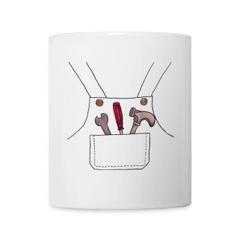 Handwerker - Tasse - Weiß - Vorne