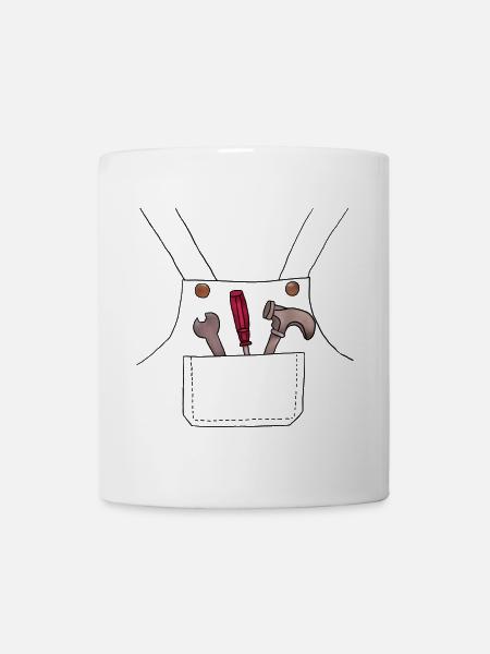 Handwerker - Tasse - Weiß