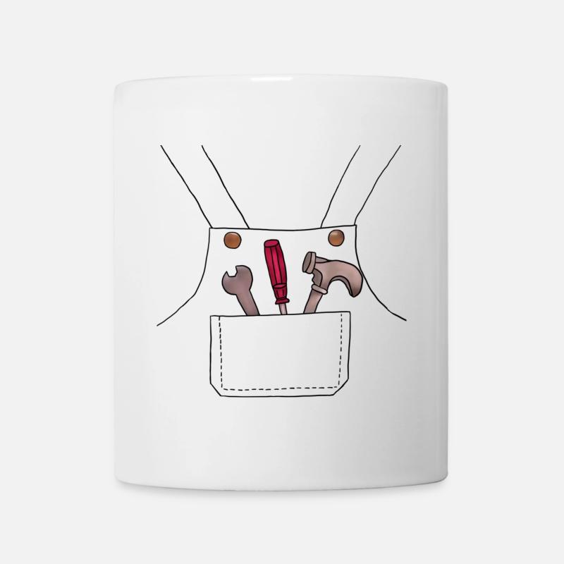 Handwerker - Tasse - Weiß