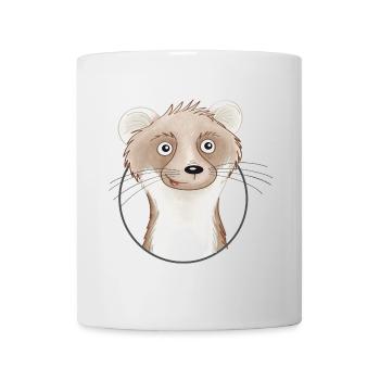 frecher Wiesel - Tasse - Weiß - Vorne