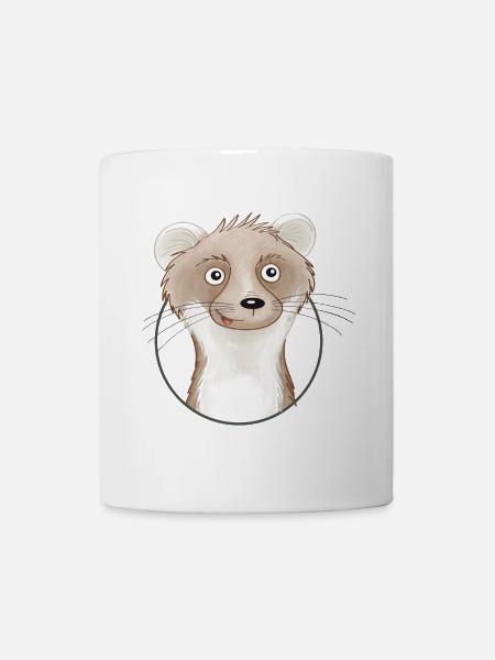 frecher Wiesel - Tasse - Weiß