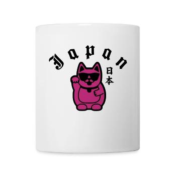 japan cat - Mug blanc - blanc - Devant