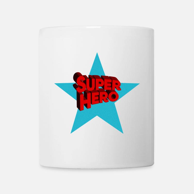 Superhero Superhelden - Tasse - Weiß