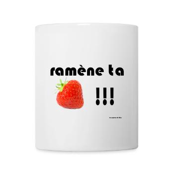 Sichern Sie Ihre Erdbeeren - Tasse - Weiß - Vorne