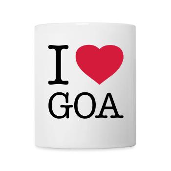 J’AIME GOA Inde - Mug blanc - blanc - Devant