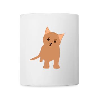 Brown kitten - Mug - white - Front