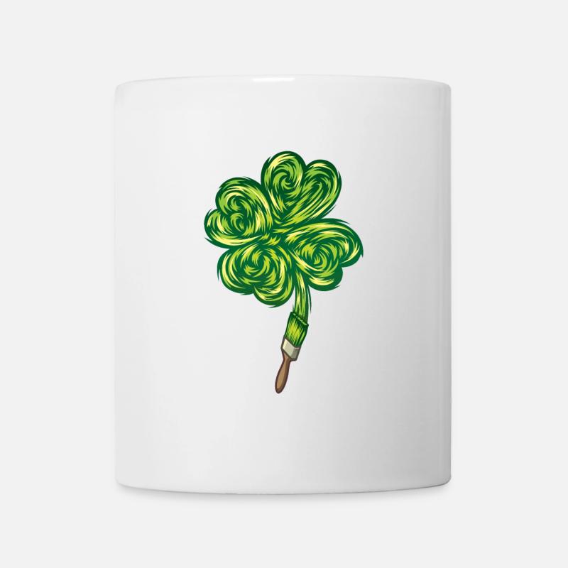 Clover - "I make my own luck" - Tasse - Weiß