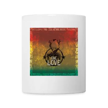 one love reggae - Tasse - Weiß - Vorne