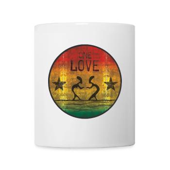 one love reggae - Mug - white - Front