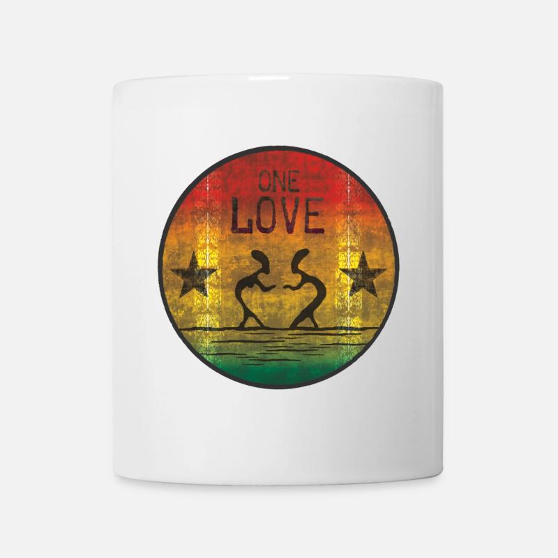 one love reggae - Mug blanc - blanc