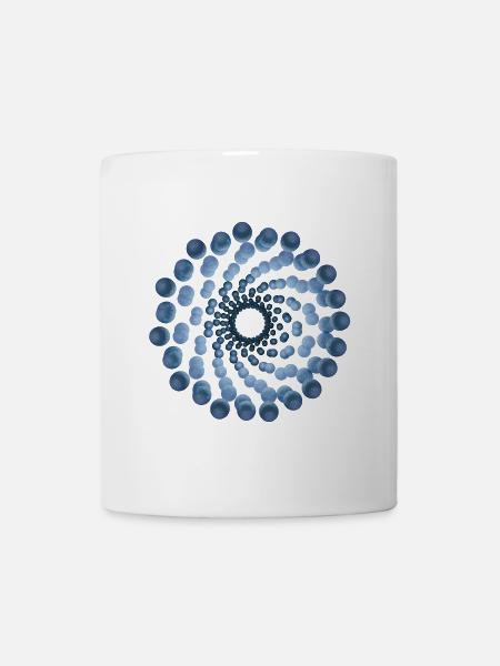 atom cellular nine - Tasse - Weiß