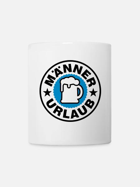 Männer Urlaub - Tasse - Weiß
