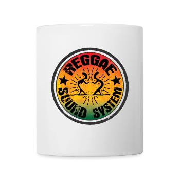 Reggae Soundsystem - Mug blanc - blanc - Devant