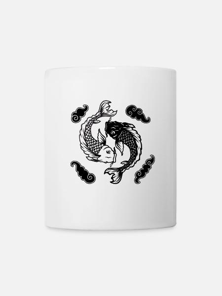 Koi Yin Yang Spirit - Mug - white