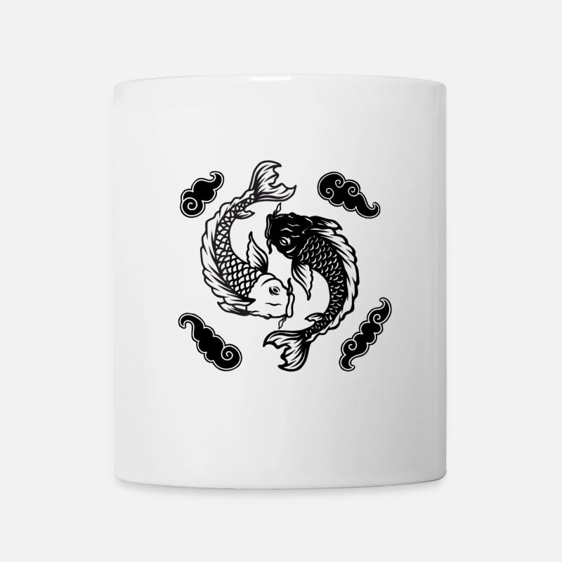 Koi Yin Yang Spirit - Mug - white