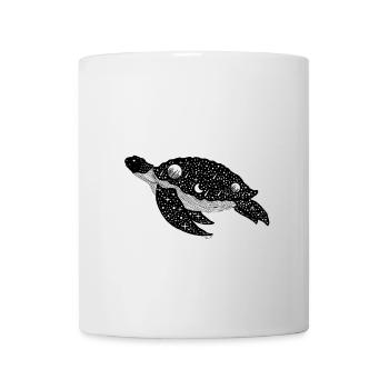 Night Silhouette Turtle - Mug - white - Front