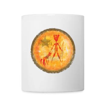 Aboriginal Kunstafari Australien - Tasse - Weiß - Vorne