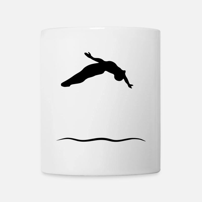 Turmspringer - Tasse - Weiß