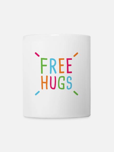 Câlins gratuits - Mug blanc - blanc