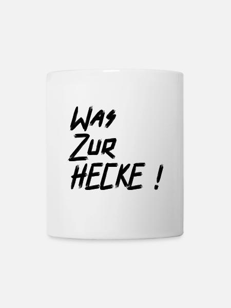 Was zur Hecke - Tasse - Weiß