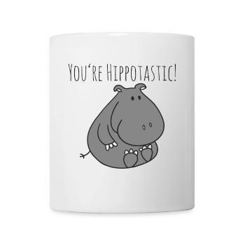 HippoTastic Niedlicher Hippo Charme - Tasse - Weiß - Vorne