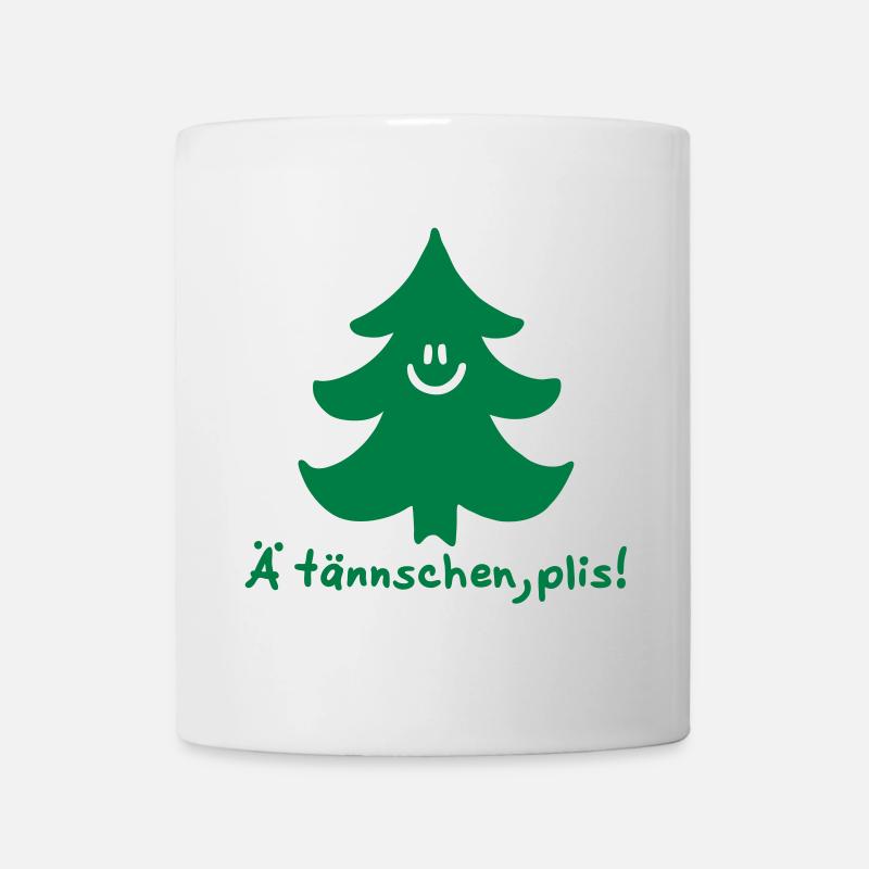 Ä tännschen, plis - Tannenbaum - Attention, please - Tasse - Weiß