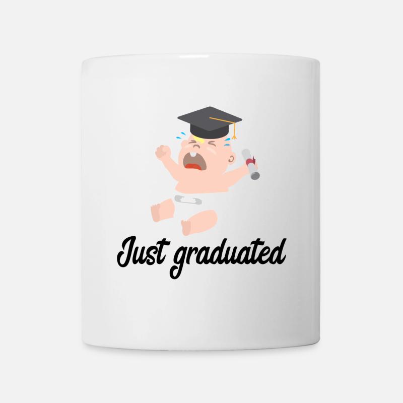Juste diplômé - Mug blanc - blanc