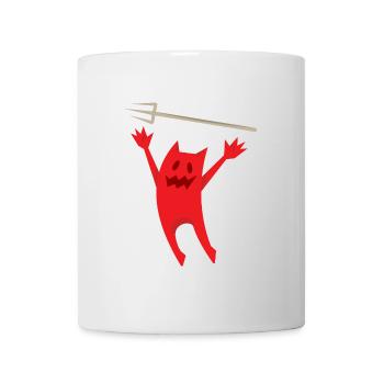 Cheeky devil - Mug - white - Front