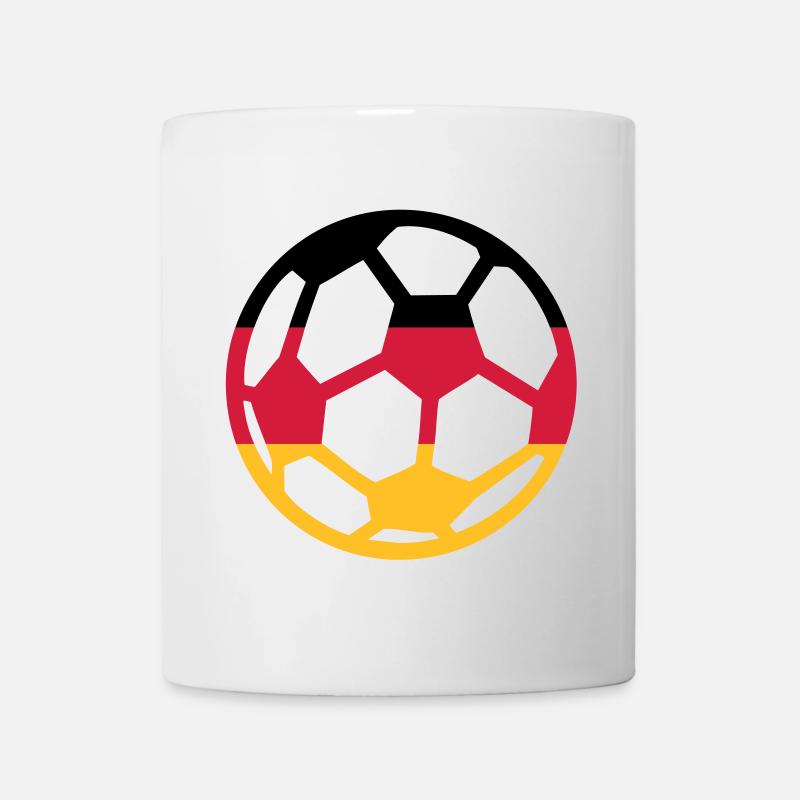 Deutschland Fußball - Tasse - Weiß