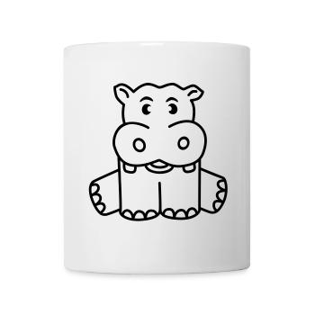 Hippo - Mug blanc - blanc - Devant