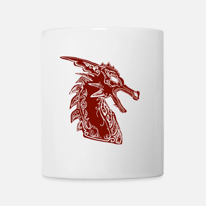 Drachen - Tasse - Weiß