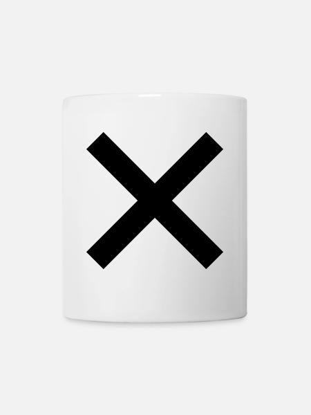 Kreuz - Tasse - Weiß