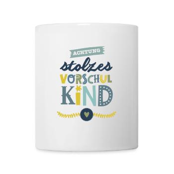Stolzes Vorschulkind - Tasse - Weiß - Vorne