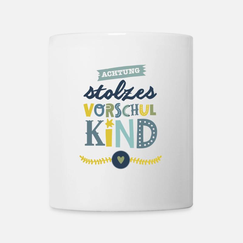 Stolzes Vorschulkind - Tasse - Weiß