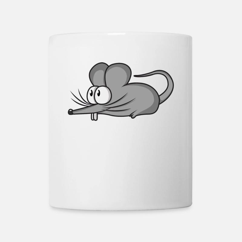 Maus Mäuse Mausi Mäuschen Ratte Nagetier Haustier - Tasse - Weiß