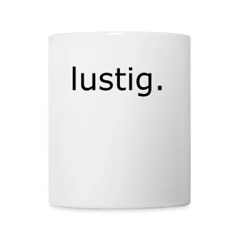 Funny Wordplay Typography - Mug - white - Front