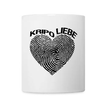 Kripo Liebe Kriminalpolizei Polizei Polizist Fun - Tasse - Weiß - Vorne