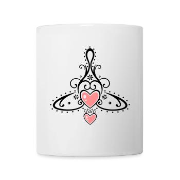 Celtic symbol, mother with two children. - Mug - white - Front