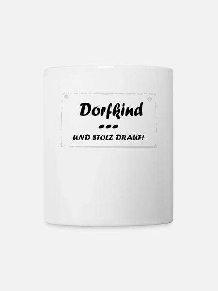 Village child and proud of it - Mug - white