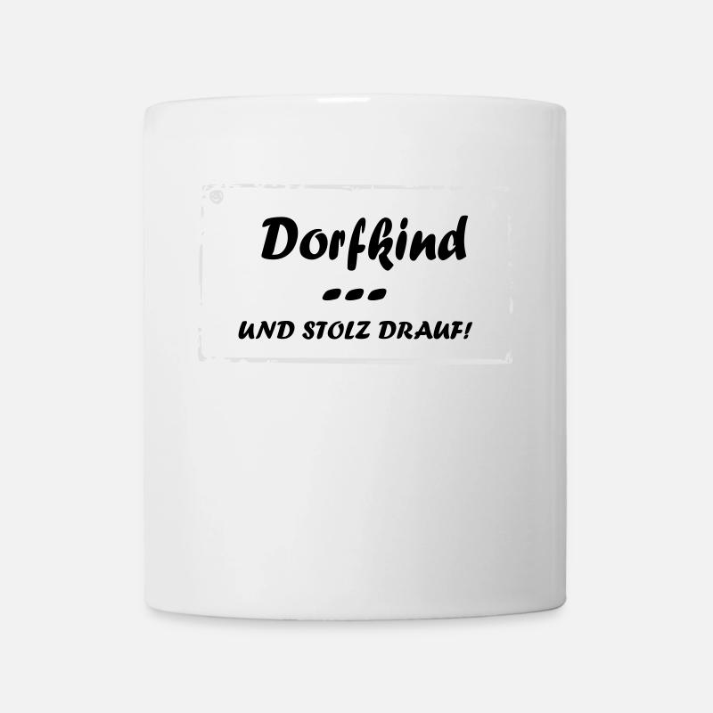 Dorfkind und stolz drauf - Tasse - Weiß