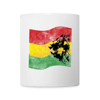Lion Reggae Flag - Mug - white - Front